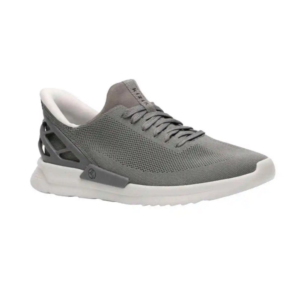 Kizik Athens Knitted Running Shoes Slate Grey Mens Size 11.5 Women’s 13